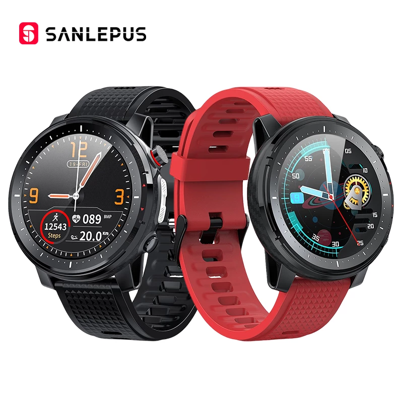 2021 NEW SANLEPUS Wireless Charging Smart Watch IP68 Waterproof Smartwatch Men's Watches Fitness Bracelet For Android Apple
